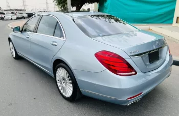 MERCEDES BENZ S550L SKYBLUE MODEL 2014 5 BUTTONS CHAUFFEUR EDITION 95000 KILOMETERS DONE FRESH JAPAN IMPORT