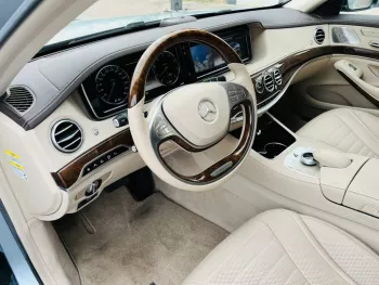 MERCEDES BENZ S550L SKYBLUE MODEL 2014 5 BUTTONS CHAUFFEUR EDITION 95000 KILOMETERS DONE FRESH JAPAN IMPORT