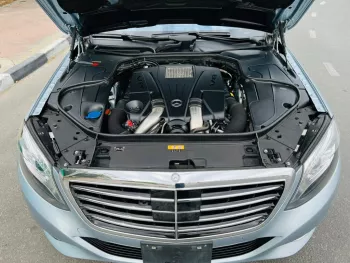 MERCEDES BENZ S550L SKYBLUE MODEL 2014 5 BUTTONS CHAUFFEUR EDITION 95000 KILOMETERS DONE FRESH JAPAN IMPORT