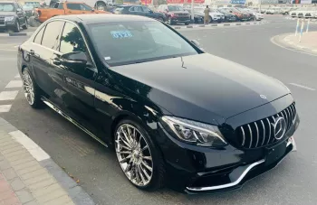 GRADE 4.5B MERCEDES BENZ C200 2016 V4 WITH C63AMG KIT ONLY 41000 KILOMETERS FRESH JAPAN IMPORT