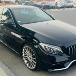 GRADE 4.5B MERCEDES BENZ C200 2016 V4 WITH C63AMG KIT ONLY 41000 KILOMETERS FRESH JAPAN IMPORT - Thumbnail 2