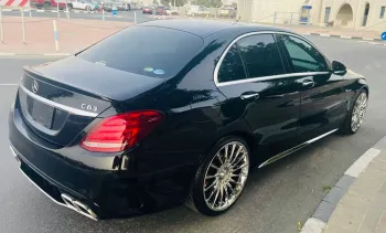 GRADE 4.5B MERCEDES BENZ C200 2016 V4 WITH C63AMG KIT ONLY 41000 KILOMETERS FRESH JAPAN IMPORT