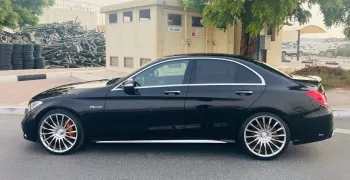 GRADE 4.5B MERCEDES BENZ C200 2016 V4 WITH C63AMG KIT ONLY 41000 KILOMETERS FRESH JAPAN IMPORT