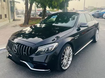 GRADE 4.5B MERCEDES BENZ C200 2016 V4 WITH C63AMG KIT ONLY 41000 KILOMETERS FRESH JAPAN IMPORT