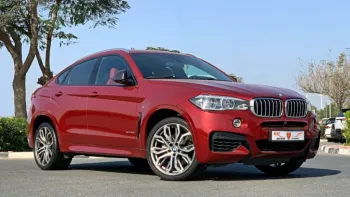 BMW X6 50i Luxury Red Color 2016