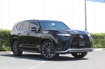 LEXUS LX 600 F SPORT PETROL 3.5L BLACK 5 SEATER 2023