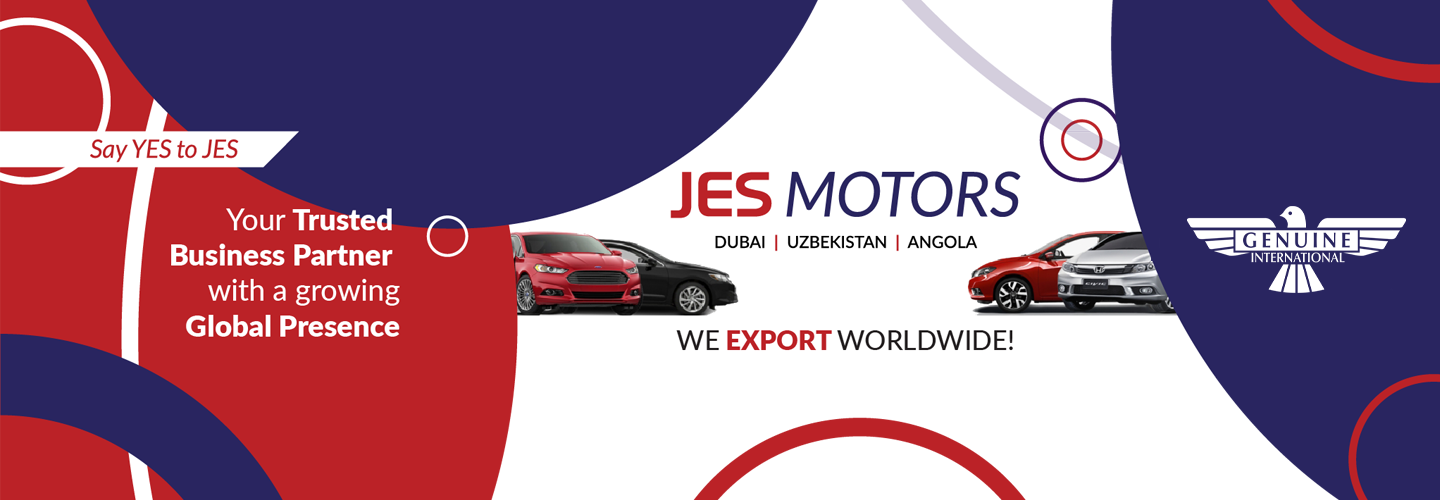 GENUINE INTERNATIONAL / JES MOTORS dealership logo