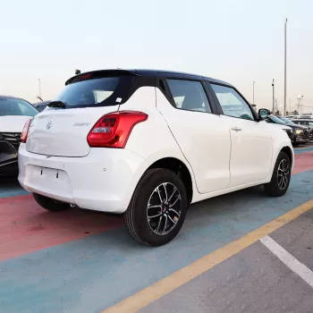 Suzuki Swift 1.2Ltr. A/T Mid Option - 2023 Model Year White Color