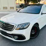 GRADE 4.5A S560L 2018 S65 AMG KIT KCHAUFFEUR EDITION ONLY 48000 KILOMETERS DONE FRESH JAPAN IMPORT - Thumbnail 1