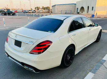 GRADE 4.5A S560L 2018 S65 AMG KIT KCHAUFFEUR EDITION ONLY 48000 KILOMETERS DONE FRESH JAPAN IMPORT