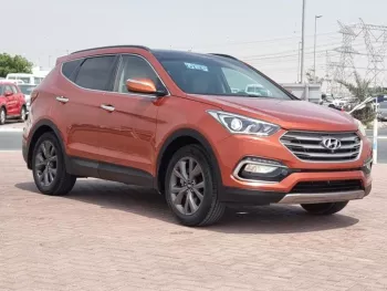 HYUNDAI SANTA FE LX 2018 ORANGE 2.4L 4CY 2018 45791 miles