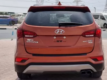 HYUNDAI SANTA FE LX 2018 ORANGE 2.4L 4CY 2018 45791 miles