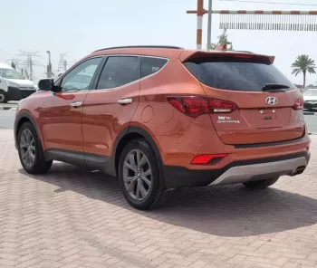 HYUNDAI SANTA FE LX 2018 ORANGE 2.4L 4CY 2018 45791 miles