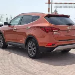 HYUNDAI SANTA FE LX 2018 ORANGE 2.4L 4CY 2018 45791 miles - Thumbnail 4