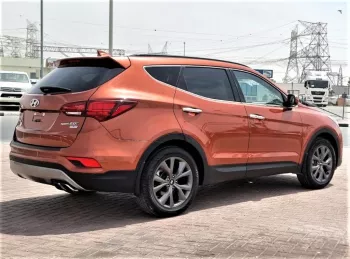 HYUNDAI SANTA FE LX 2018 ORANGE 2.4L 4CY 2018 45791 miles