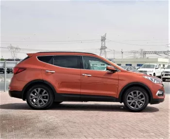 HYUNDAI SANTA FE LX 2018 ORANGE 2.4L 4CY 2018 45791 miles