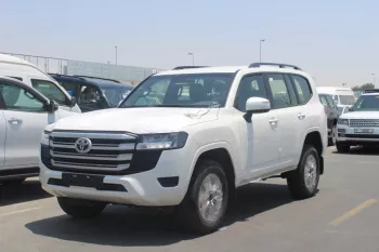 LHD - TOYOTA LANDCRUISER 300 3.3L DIESEL AX WHITE COLOUR AUTO 2023