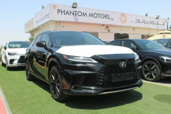 New LEXUS 2023 RX 500 H 2.4L F-SPORT Black color