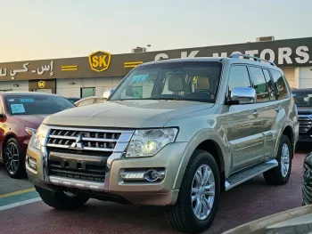 MITSUBISHI PAJERO 2018 USED 3.8L petrol 6cyl gold color