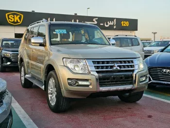 MITSUBISHI PAJERO 2018 USED 3.8L petrol 6cyl gold color