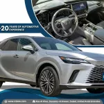 LEXUS RX 350 LUXURY 2.4L PETROL AT MY2023 – IRIDIUM SILVER - Thumbnail 1