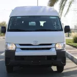 LHD - TOYOTA HIACE 2.7L PETROL 13 SEATER HIGH ROOF STD MANUAL 2023 WHITE - Thumbnail 1