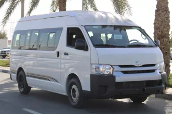 LHD - TOYOTA HIACE 2.7L PETROL 13 SEATER HIGH ROOF STD MANUAL 2023 WHITE