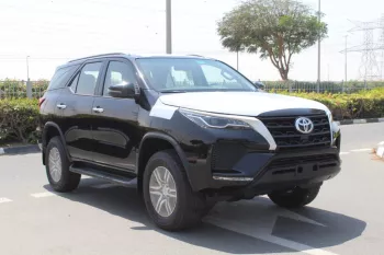LHD - TOYOTA FORTUNER 2.7L PETROL 4WD AUTOMATIC BLACK 2023