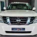 Nissan Patrol Platinum V6 2018 4WD One Year warranty White Color - Thumbnail 1