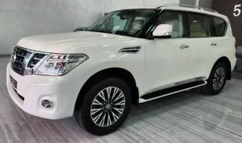 Nissan Patrol Platinum V6 2018 4WD One Year warranty White Color