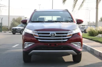LHD - TOYOTA RUSH 1.5L PETROL 2WD G AUTOMATIC - DARK RED / BLACK FABRIC