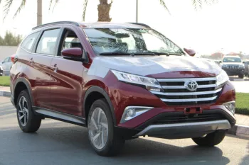 LHD - TOYOTA RUSH 1.5L PETROL 2WD G AUTOMATIC - DARK RED / BLACK FABRIC