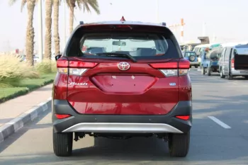 LHD - TOYOTA RUSH 1.5L PETROL 2WD G AUTOMATIC - DARK RED / BLACK FABRIC