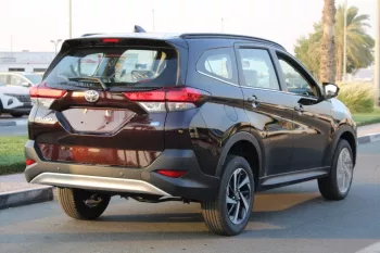 LHD - TOYOTA RUSH 1.5L PETROL 2WD G AUTOMATIC - BURGUNDY / BLACK FABRIC