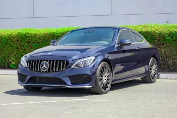 Mercedes Benz C200 Coupe 2016 RWD GCC Blue