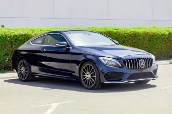 Mercedes Benz C200 Coupe 2016 RWD GCC Blue