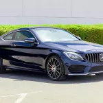 Mercedes Benz C200 Coupe 2016 RWD GCC Blue - Thumbnail 2