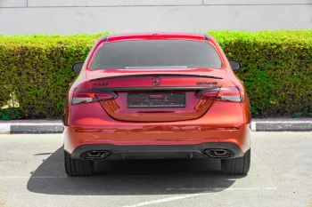 Mercedes Benz E350 2021 V6 RWD AMG Red Color