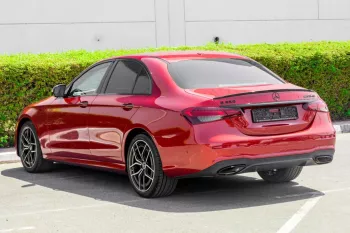 Mercedes Benz E350 2021 V6 RWD AMG Red Color