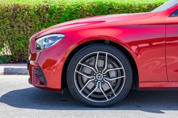 Mercedes Benz E350 2021 V6 RWD AMG Red Color