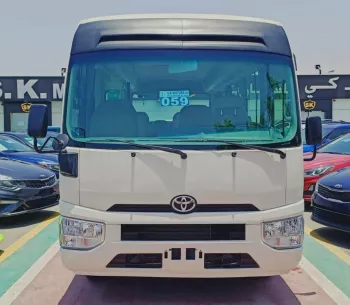 TOYOTA COASTER 4.2L V6 DSL M/T 2019 WHITE