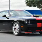 Dodge challenger 3.6L V6 2020 RWD Black and red color - Thumbnail 1