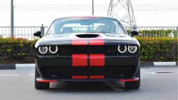 Dodge challenger 3.6L V6 2020 RWD Black and red color