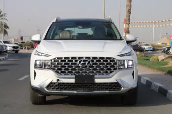 LHD - HYUNDAI SANTA FEE 2.5L 2023 PETROL 2WD LUXURY AUTOMATIC - WHITE
