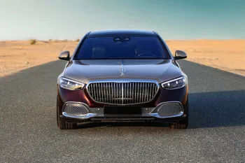 2022 MBZ MB 6.0 S680 4MATIC - Rubellite Red inside Black