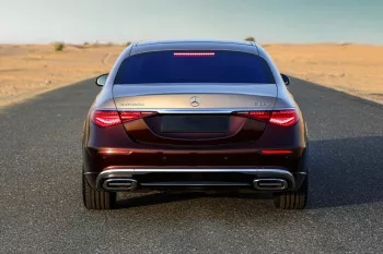 2022 MBZ MB 6.0 S680 4MATIC - Rubellite Red inside Black