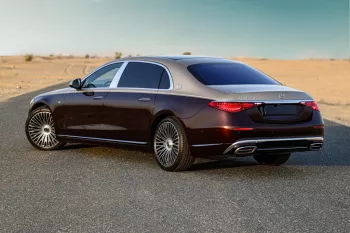 2022 MBZ MB 6.0 S680 4MATIC - Rubellite Red inside Black