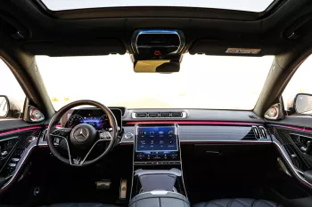 2022 MBZ MB 6.0 S680 4MATIC - Rubellite Red inside Black