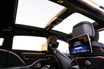 2022 MBZ MB 6.0 S680 4MATIC - Rubellite Red inside Black