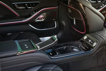 2022 MBZ MB 6.0 S680 4MATIC - Rubellite Red inside Black